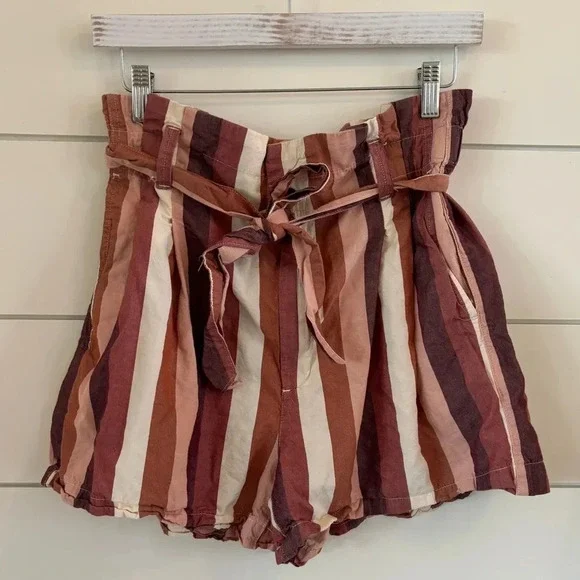 Madewell Stripe Shorts - Picture 1 of 3